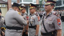 Sertijab 2 PJU dan 3 Kapolsek di Pimpin Langsung Kapolres Pamekasan