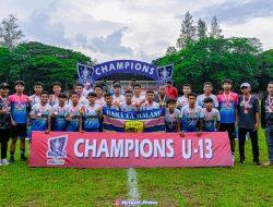 Piala Soeratin U 13 Tingkat provinsi  Menjadikan TIM GAMA FA MALANG  Meraih Prestasi