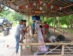 TNI-POLRI Bongkar Arena Lomba Kelereng Di Pamekasan