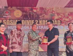 HUT Kostrad Ke 64 Tahun Gelar Baksos, Penanaman Bibit Kelor Dan Pengobatan Gratis Serta Pemberian  Sembako