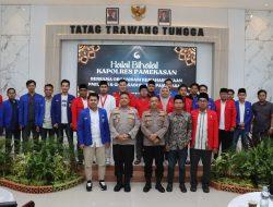 Kapolres Pamekasan Halal Bihalal Bersama PMII,HMI dan GMNI