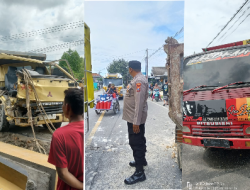 Dua Mobil Tabrakan di Jalan Kramat, Satu Pengemudi Patah Kaki