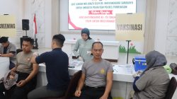 Polres Pamekasan Gelar Vaksinasi Influenza