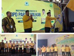 Sudarman Terpilih Ketua DPD Partai Golkar Kabupaten Malang 2025-2030