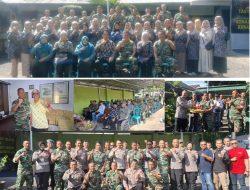 HUT TNI Ke 80, Kenaikan Pangkat Anggota Koramil Singosari Berlangsung Meriah