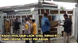 Kades Nyalabuh Laok Bersama Aparat Kepolisian, TNI dan Tokoh Segel Rumah Kos yang Diduga Jadi Tempat Perjudian