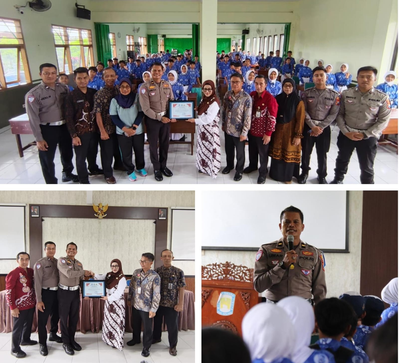 Satlantas Polres Malang Raih Penghargaan dari Diknas, Dinilai Konsisten Edukasi Keselamatan Lalu Lintas