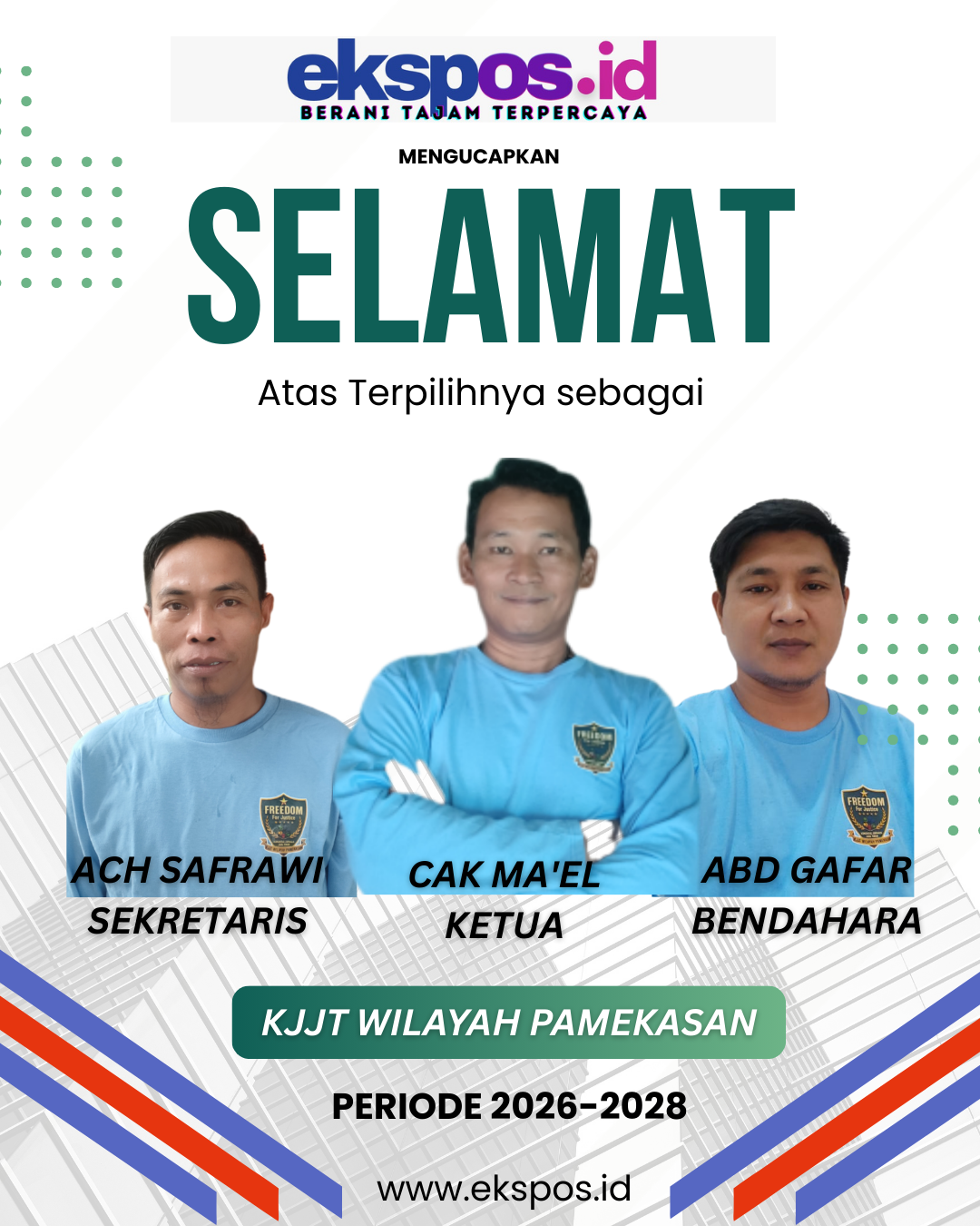 Isma’el Kembali Terpilih Nenjadi Ketua KJJT Pamekasan