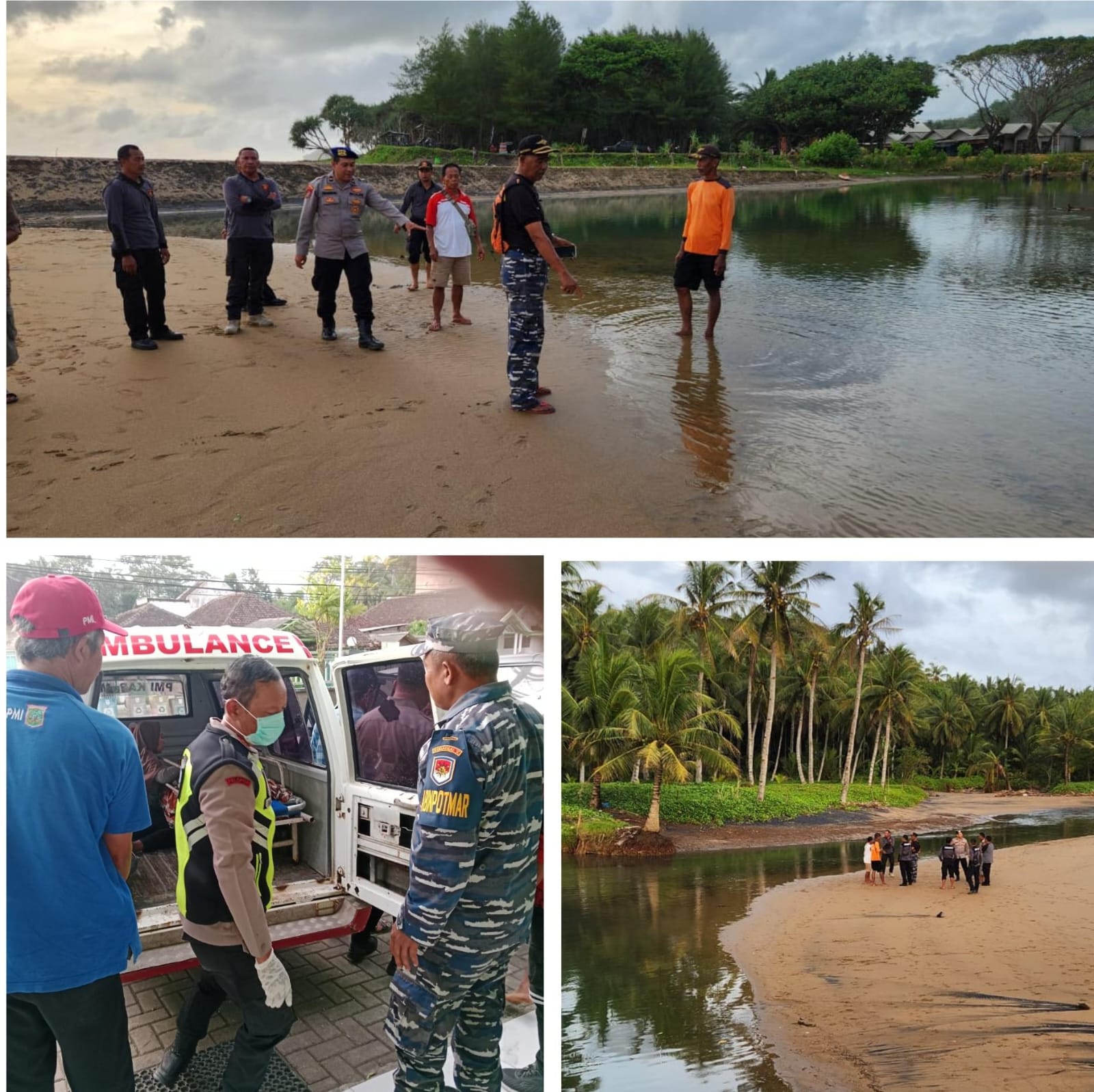 Korban Terseret Ombak di Pantai Wonogoro Berhasil Dievakuasi