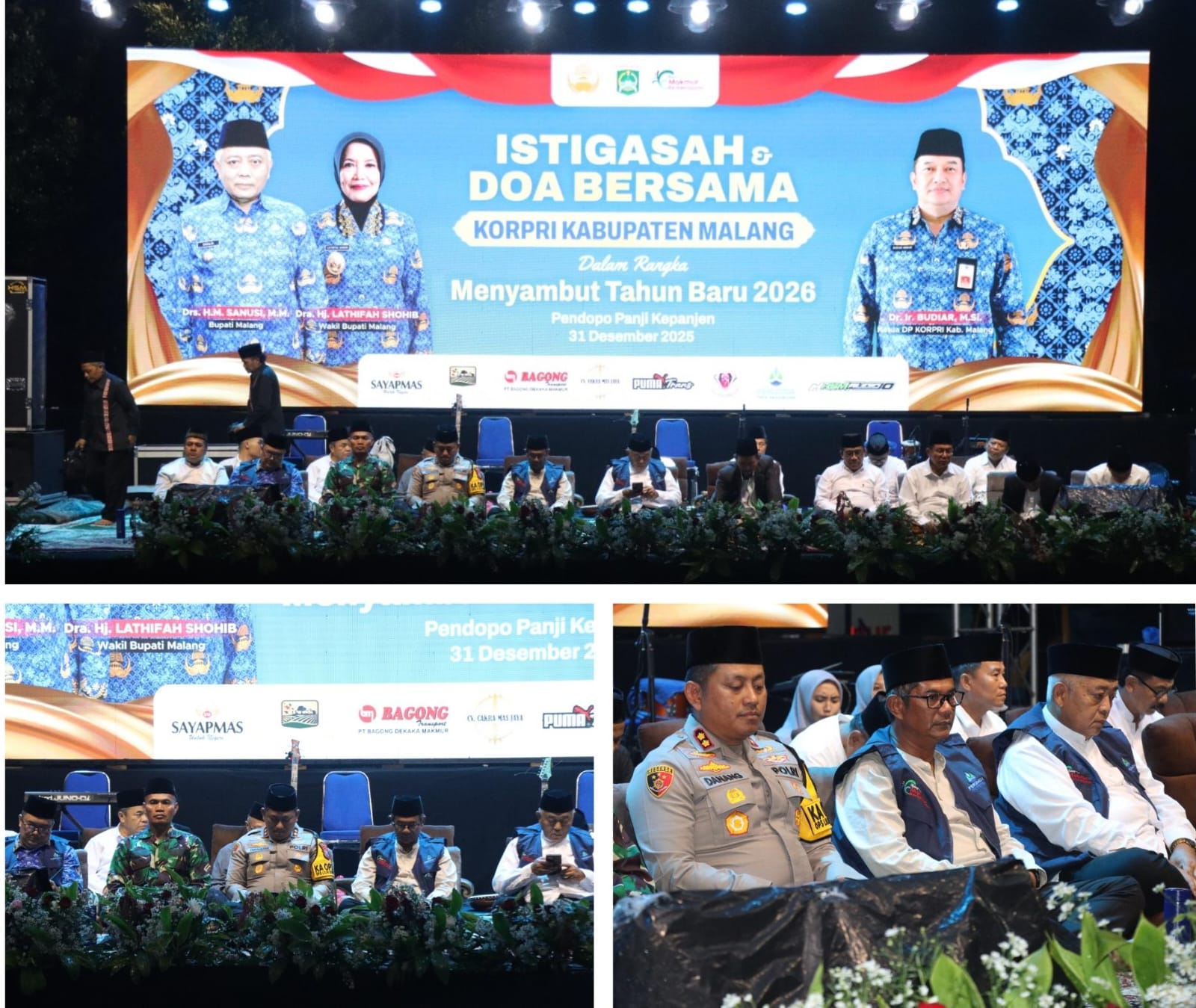 Kabupaten Malang Tutup 2025 dengan Istigasah, Kapolres: Doa Lebih Penting dari Euforia