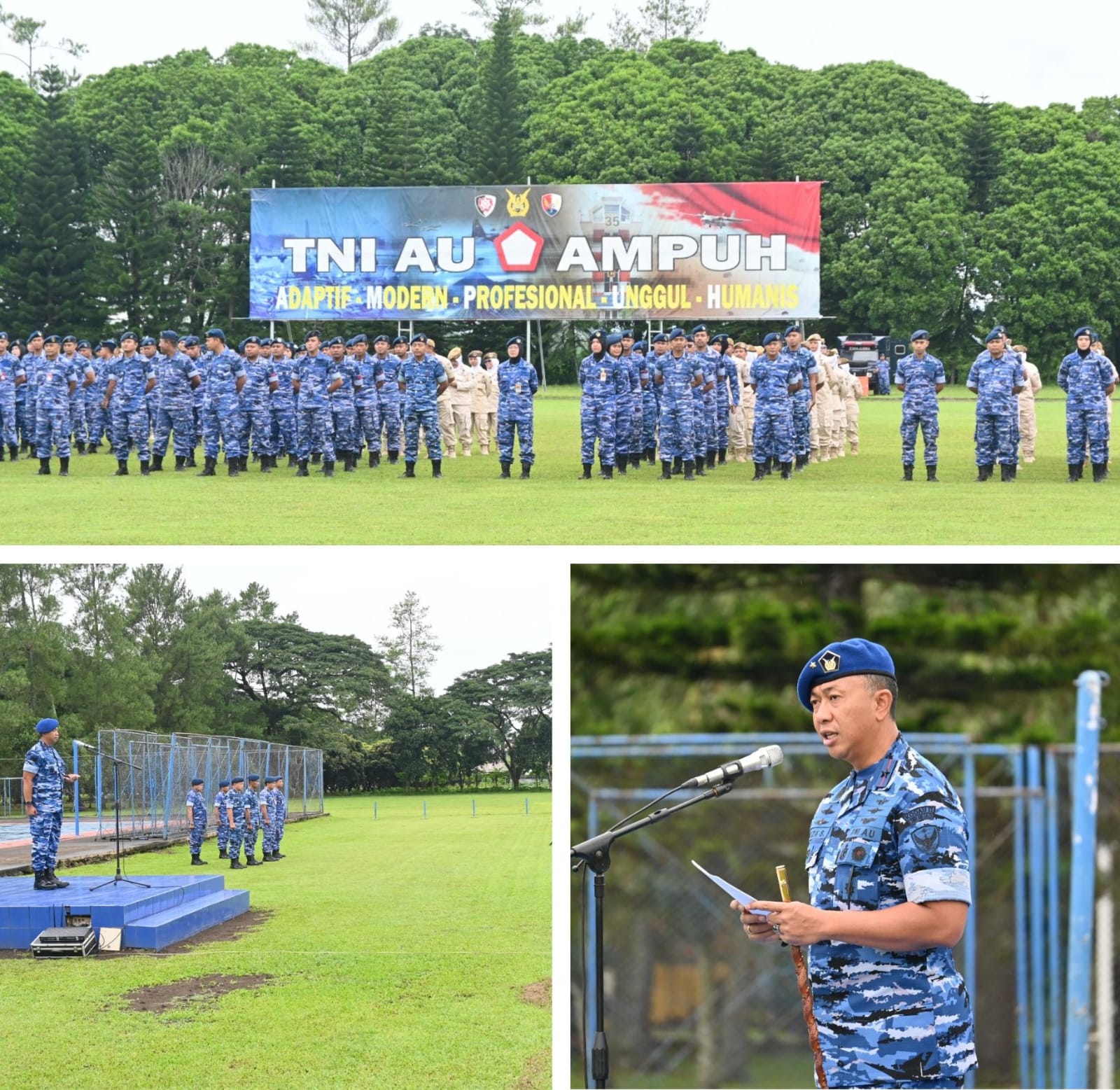 Lanud Abd Saleh Gelar Apel Luar Biasa, Sambut Tahun Baru 2026