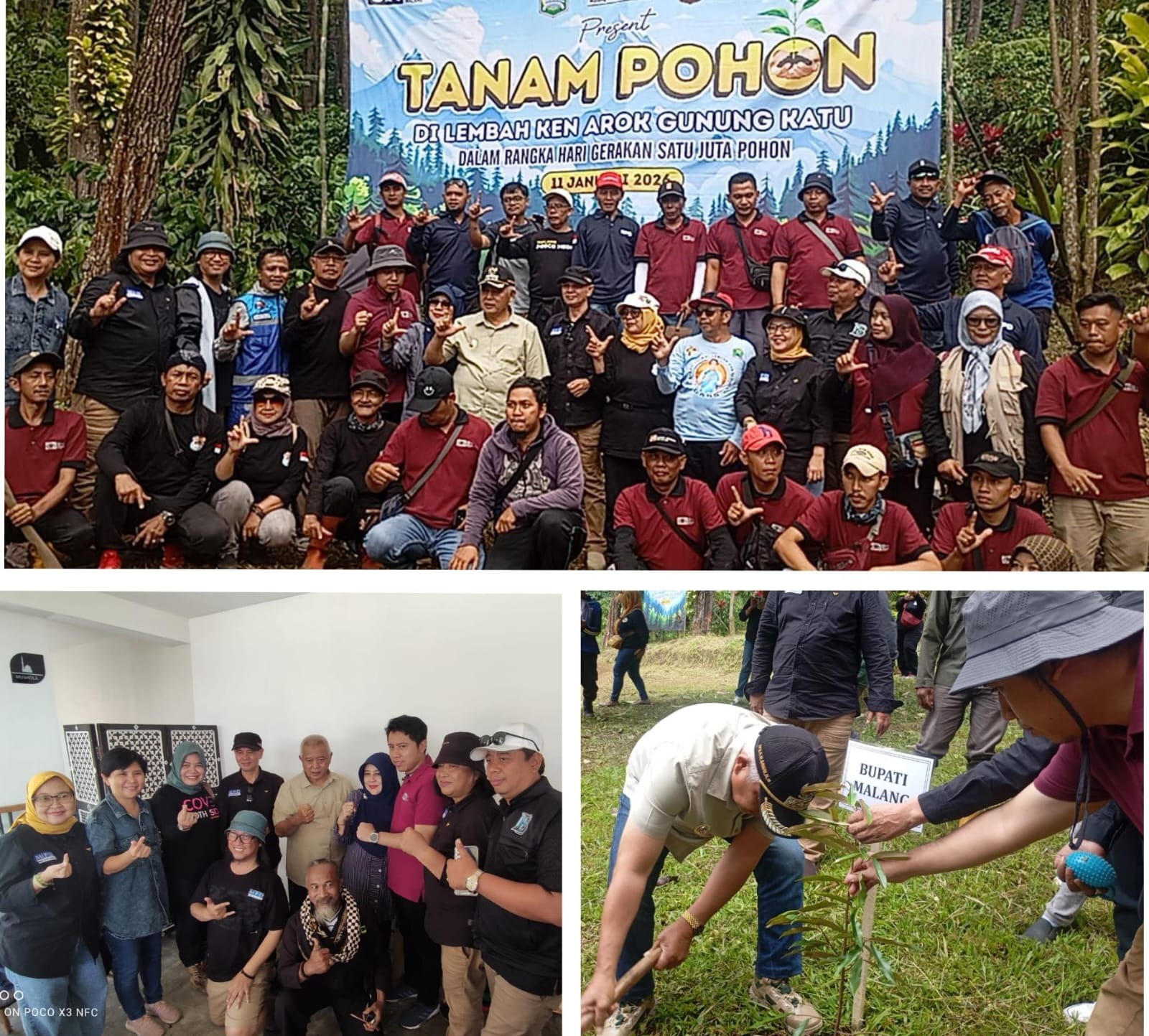 Hijaukan Bumi, DLH Kabupaten Malang dan MPD Bersinergi Tanam Pohon Dukung Gerakan Sejuta Pohon