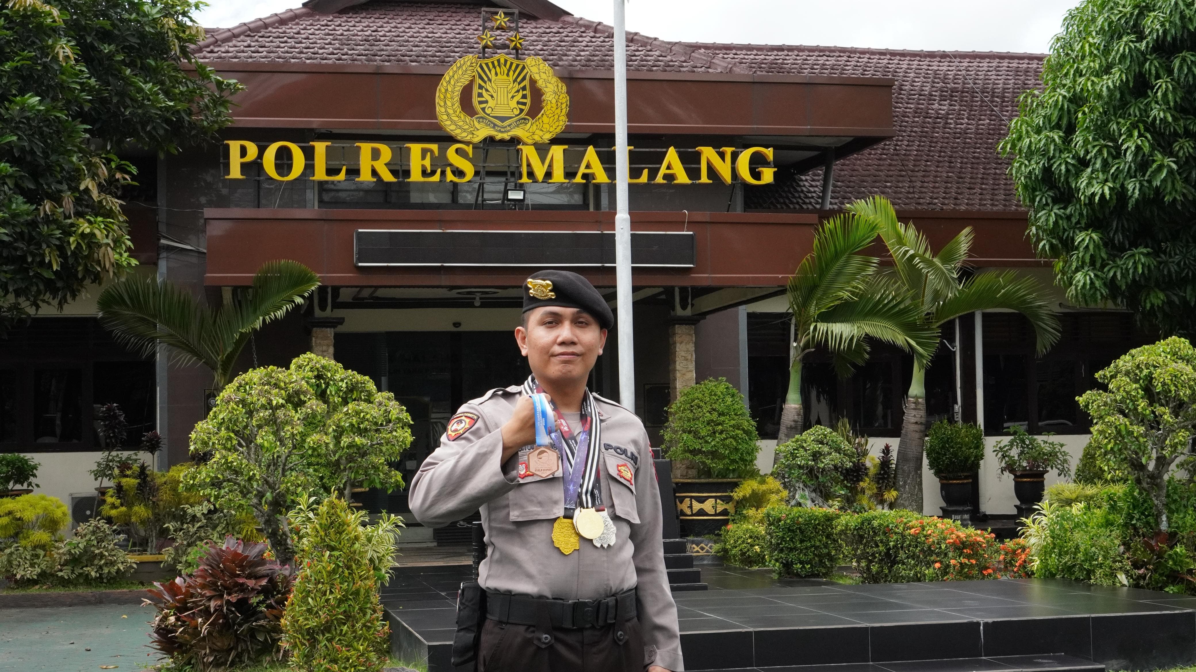 Briptu Firman, Polisi Berprestasi di Berbagai Ajang Bela Diri di Malang