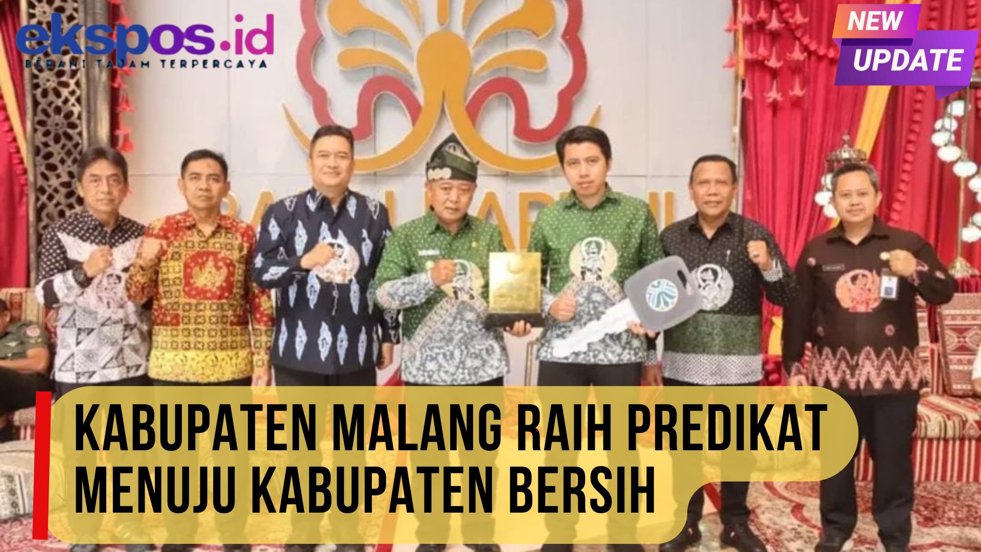 Kabupaten Malang Raih Predikat Menuju Kabupaten Bersih