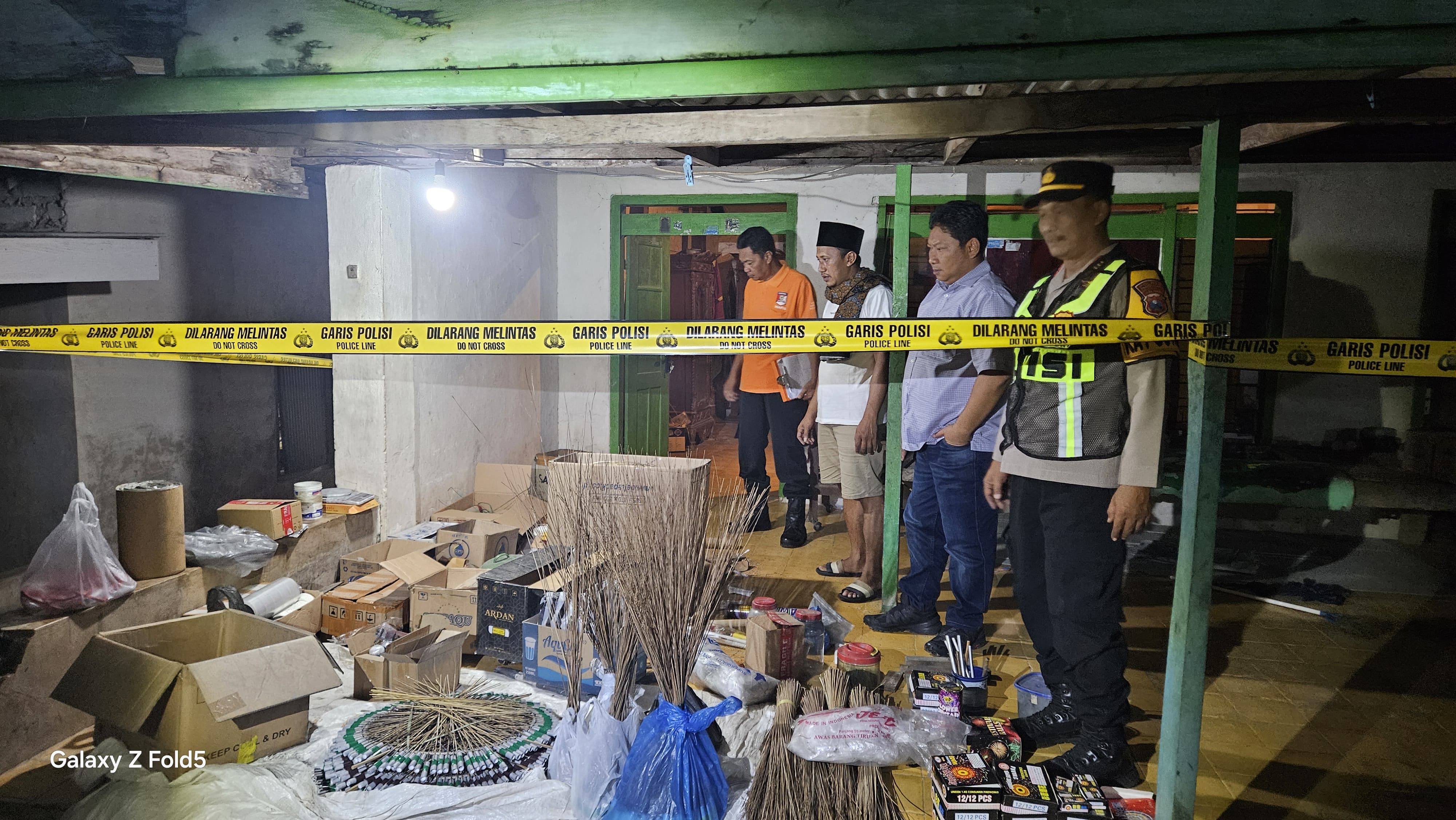 Polsek Larangan Gerebek Home Industri Petasan di Blumbungan