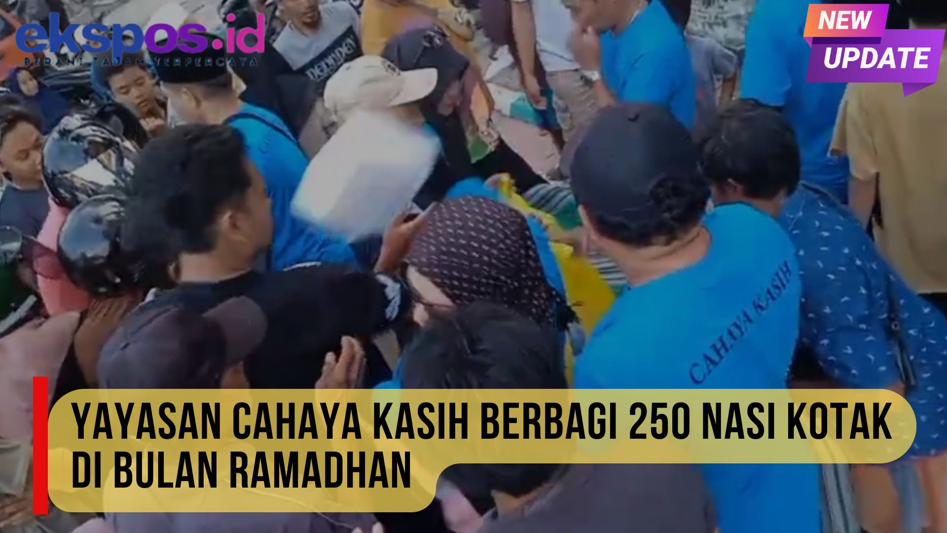 Yayasan Cahaya Kasih Berbagi 250 Nasi Kotak Di Bulan Ramadhan