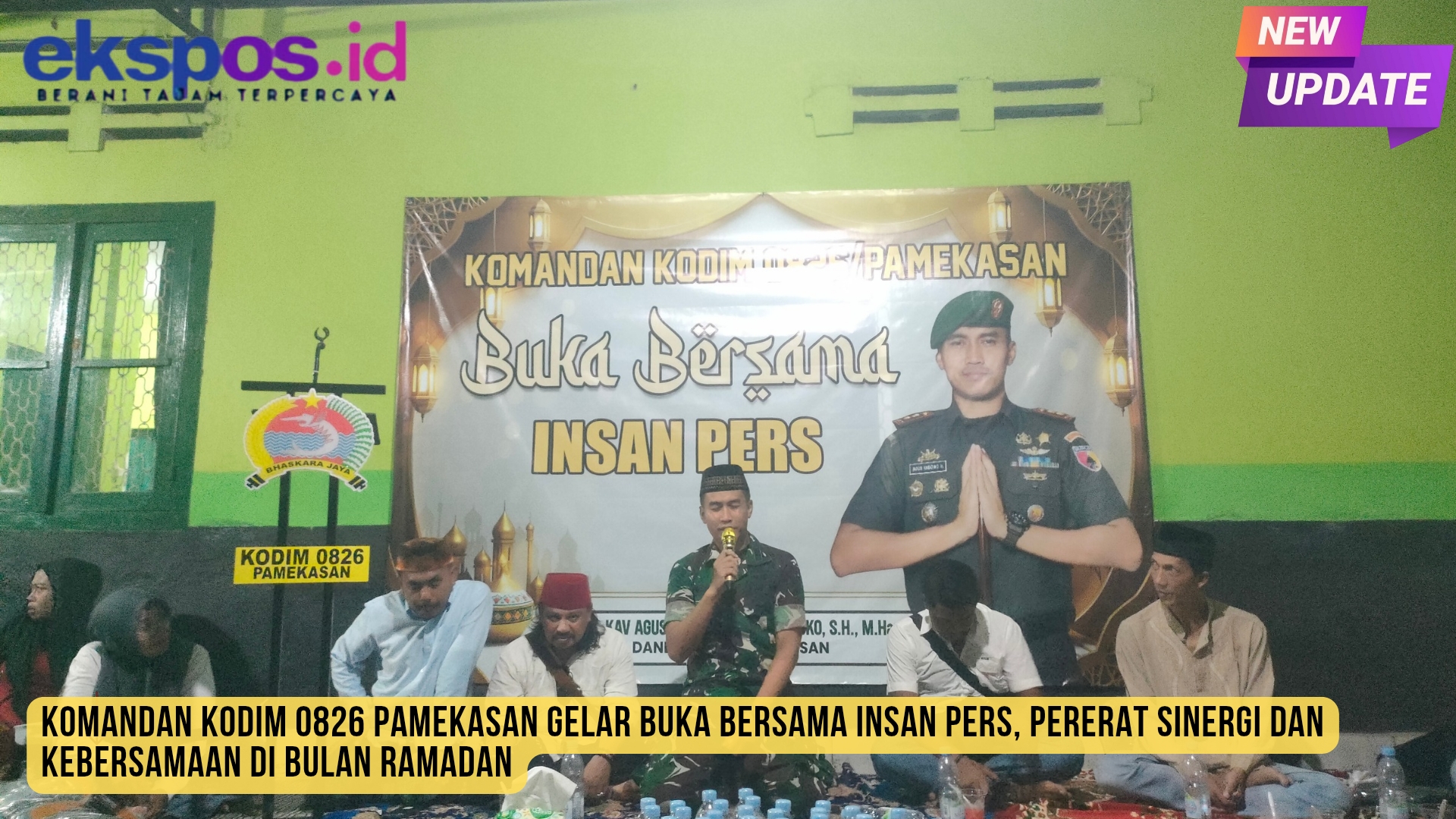 Komandan Kodim 0826 Pamekasan Gelar Buka Bersama Insan Pers, Pererat Sinergi dan Kebersamaan di Bulan Ramadan