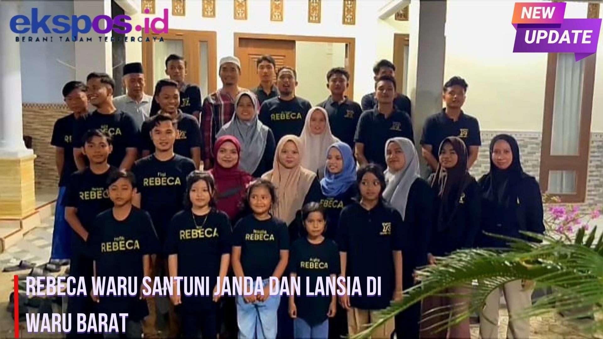 REBECA Waru Santuni Janda dan Lansia di Waru Barat