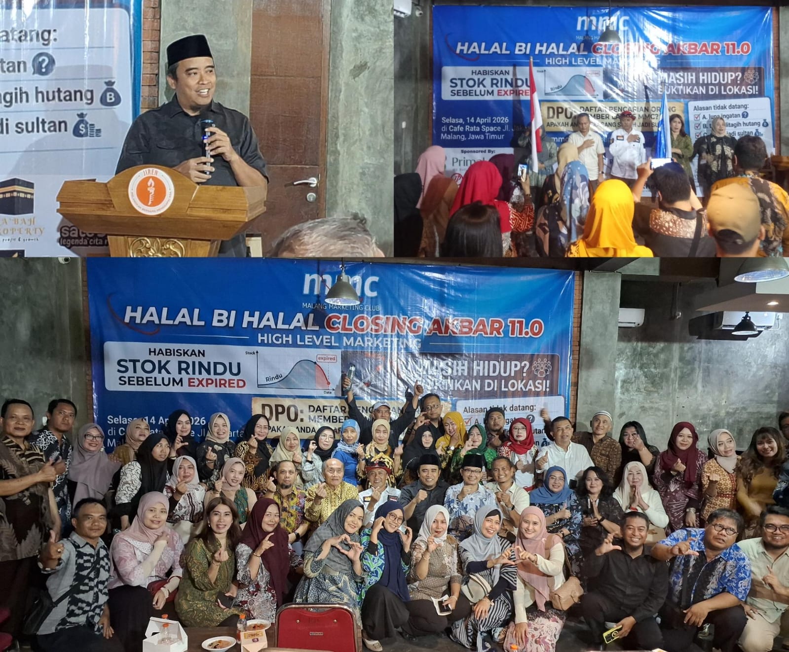 Rendra Masdrajat Anggota DPRD Kota Malang Menghadiri Halal Bihalal  MMC Malang Raya