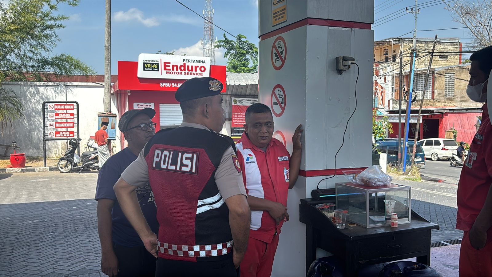 Laporkan Penimbunan BBM, Sat Samapta Polres Pamekasan Intensifkan Patroli di SPBU