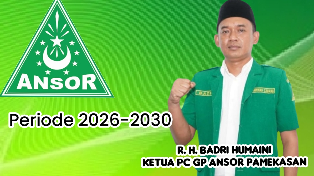 Lora H. Badri Humaini Nahkodai PC GP Ansor Pamekasan Periode 2026-2030