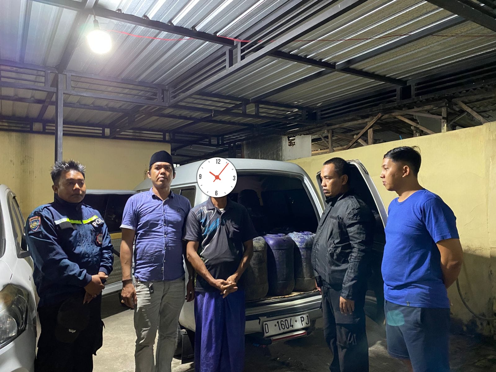 Polsek Tamberu Amankan Ratusan Liter Solar