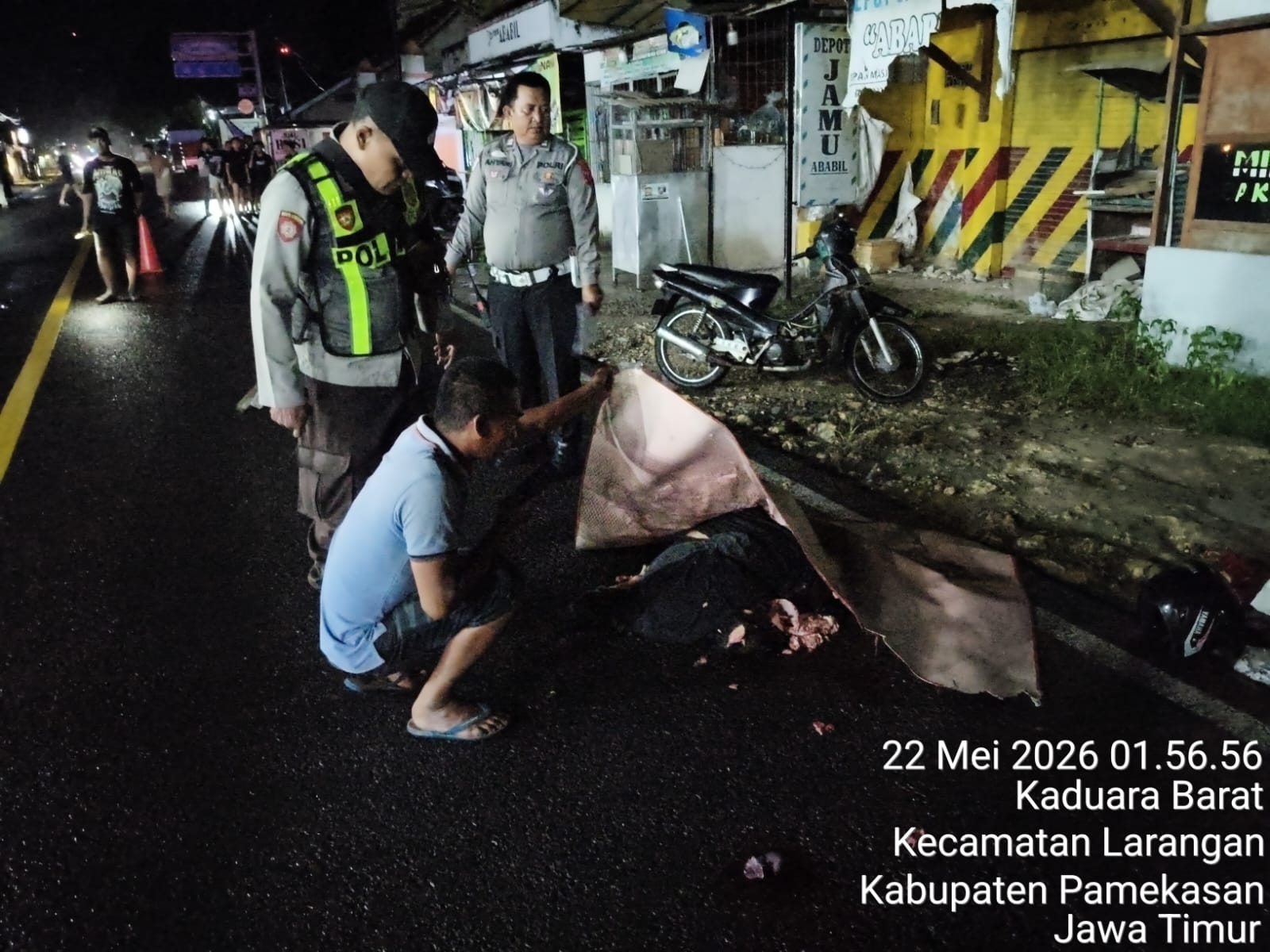 Tabrak Lari di Jalur Pamekasan-Sumenep, Satu Orang Meninggal Dunia di TKP