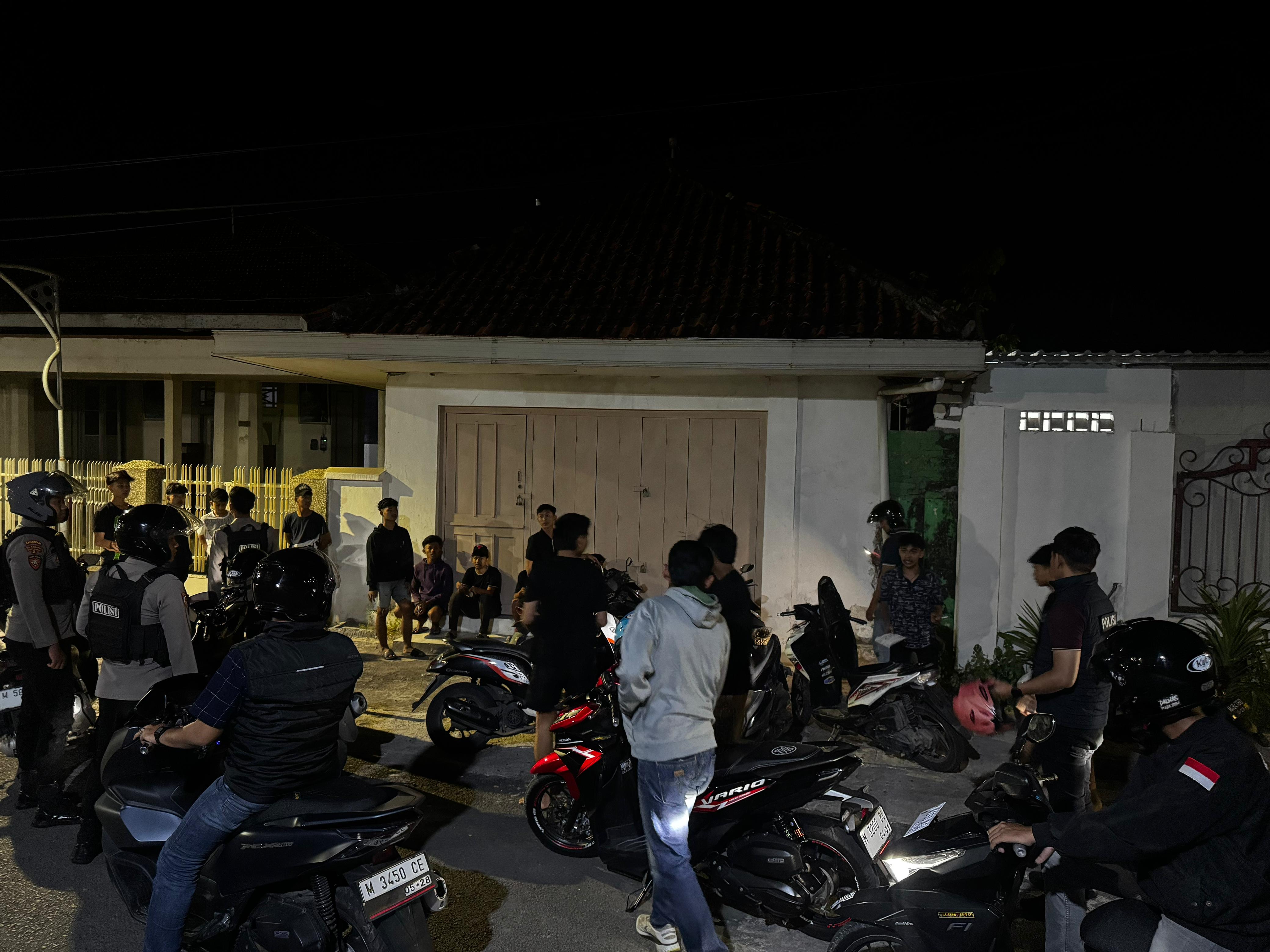 Antisipasi Balap Liar Malam Takbiran Idul Adha, Polres Pamekasan Amankan 16 Unit Sepeda Motor