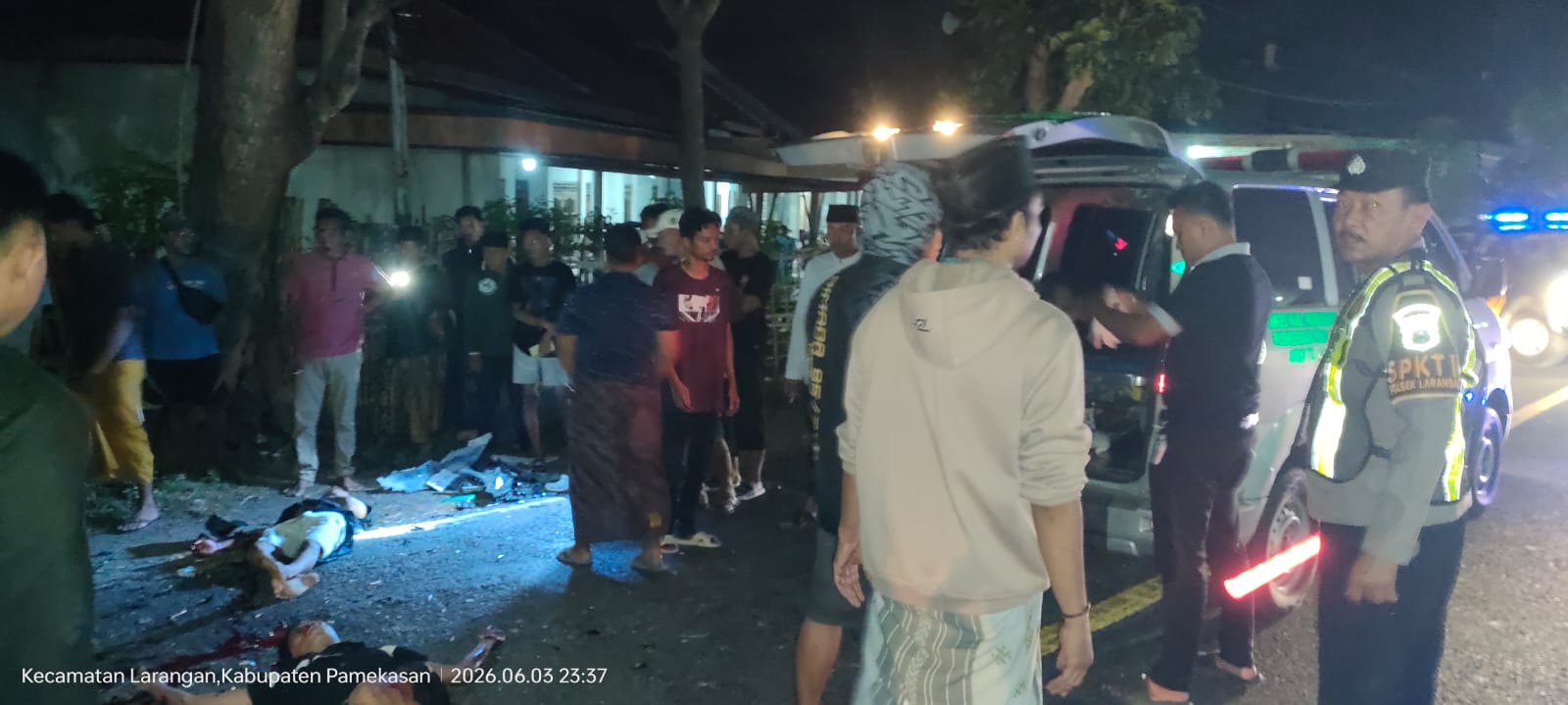 Dua Orang Meninggal Dunia, Kecelakaan di Larangan
