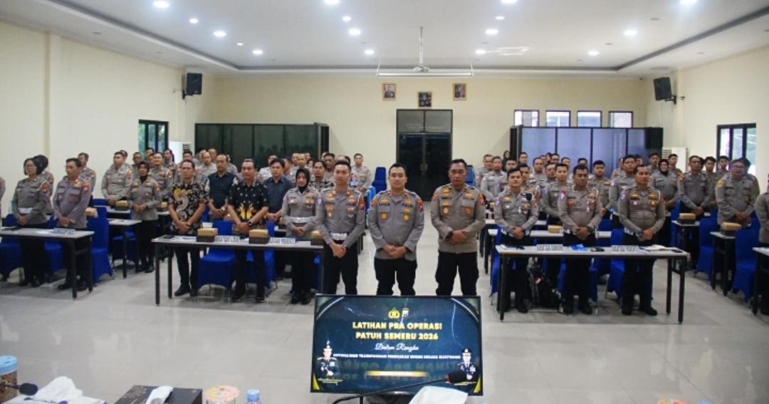 Polres Malang Matangkan Operasi Patuh Semeru 2026 Lewat Latpraops, 120 Personel Disiapkan