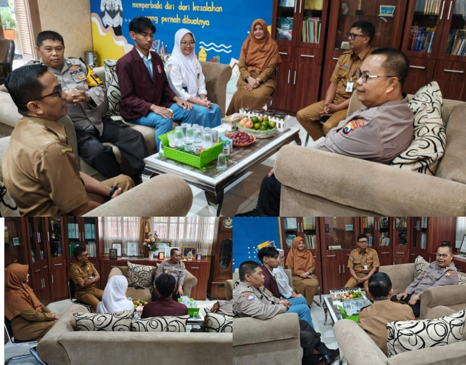 Kapolsek Klojen Sambang SMAN 4 Kota Malang, Serap Aspirasi Sekolah dan Perkuat Pembinaan Mental Pelajar