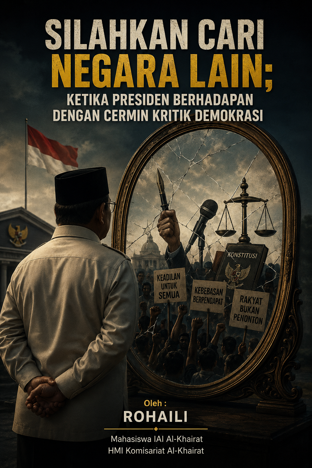 Silahkan Cari Negara Lain ; Ketika Presiden Berhadapan Dengan Cermin Kritik Demokrasi
