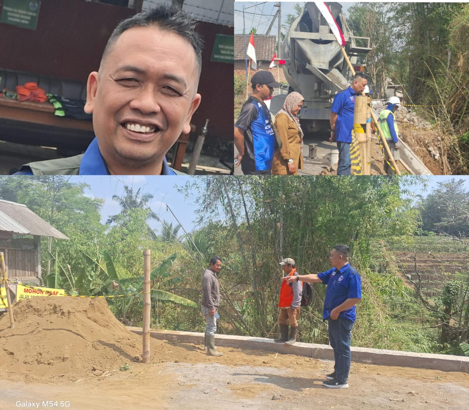 Plengsengan Jalan Di Klampok Mulai Dibangun, Antisipasi Longsor dan Lindungi Pengendara