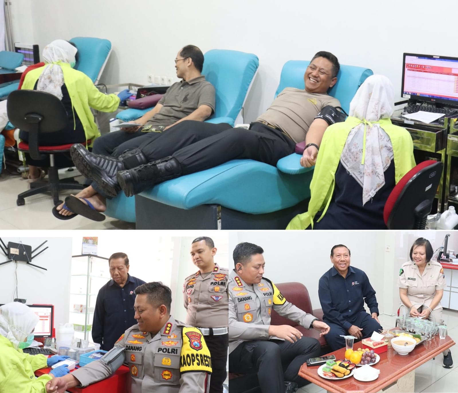 Kapolresta Malang Kota Ajak 50 Personel Donor Darah, Perkuat Misi Kemanusiaan, Membantu Memenuhi Kebutuhan Darah