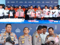 Operasi Tumpas Narkoba Semeru 2026 Selamatkan 57.547 Jiwa, Polresta Malang Kota Ungkap 45 Kasus dan Amankan 54 Tersangka