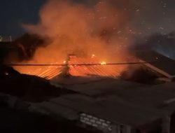 Rumah Warga Di Desa Murtajih Pademawu Hagus Terbakar Api