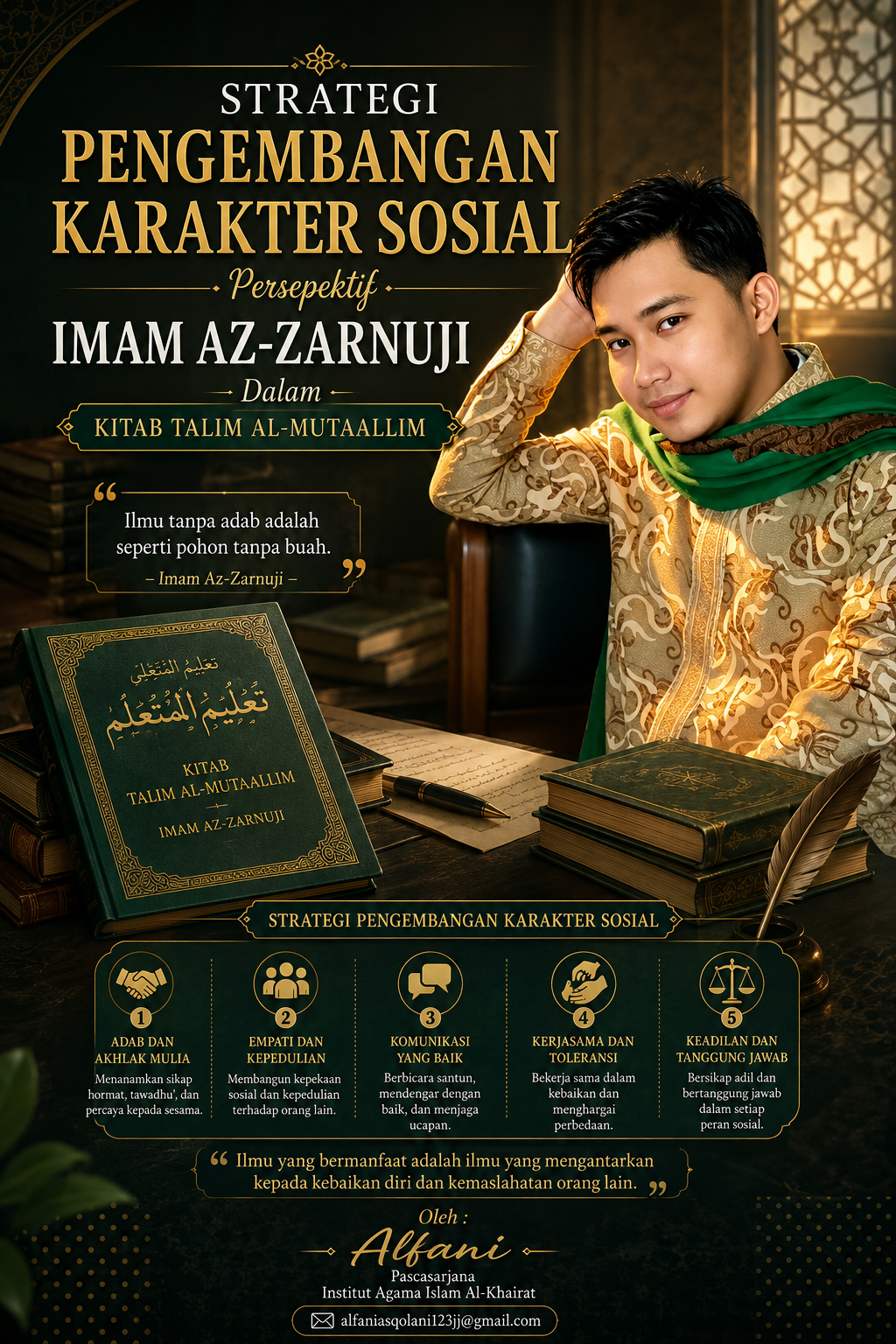Strategi Pengembangan Karakter Sosial Persepektif Imam Az-Zarnuji Dalam