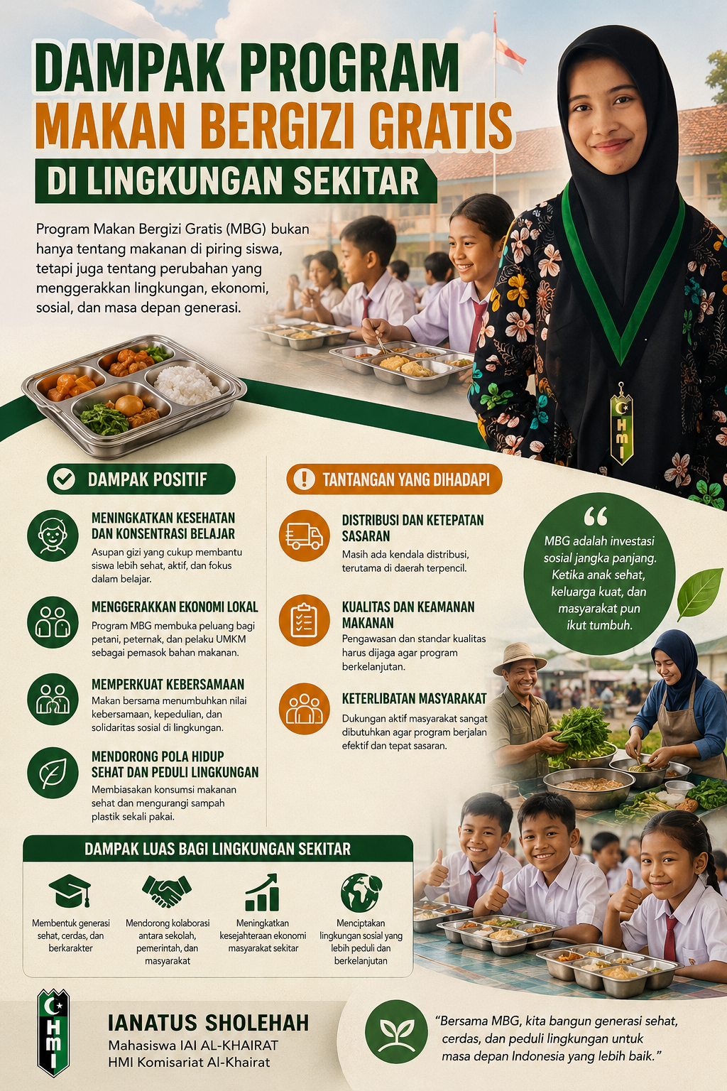 Dampak Program Makan Bergizi Gratis (MBG) di Lingkungan Sekitar