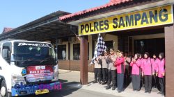 Polres Sampang Bantu Air Bersih Dampak Kekeringan Di 14 Polsek Kabupaten Sampang