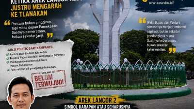 Pantura Kota Kedua Masih Buram, Ketika Arek Lancor Kedua Justru Mengarah ke Tlanakan