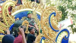 Kodim 0826 Pamekasan Sambut Kunjungan Korem dengan Musik Daul dan Tari Sakak